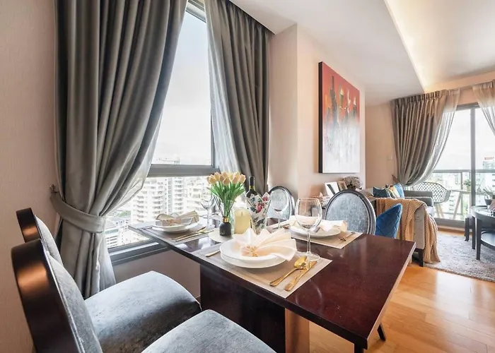 Private 2 Bath&bed•freeshuttlebts•empheremalls شقة *
